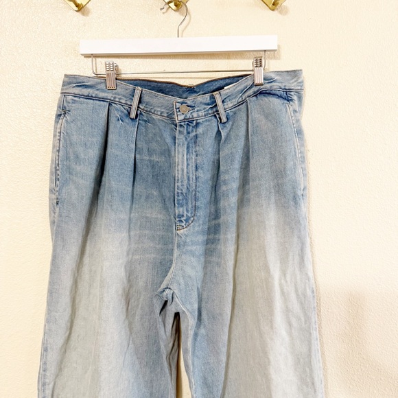 Denimist blair double pleated jeans jinx blue revolve shopbop $345 MSRP size 31 - Picture 8 of 9